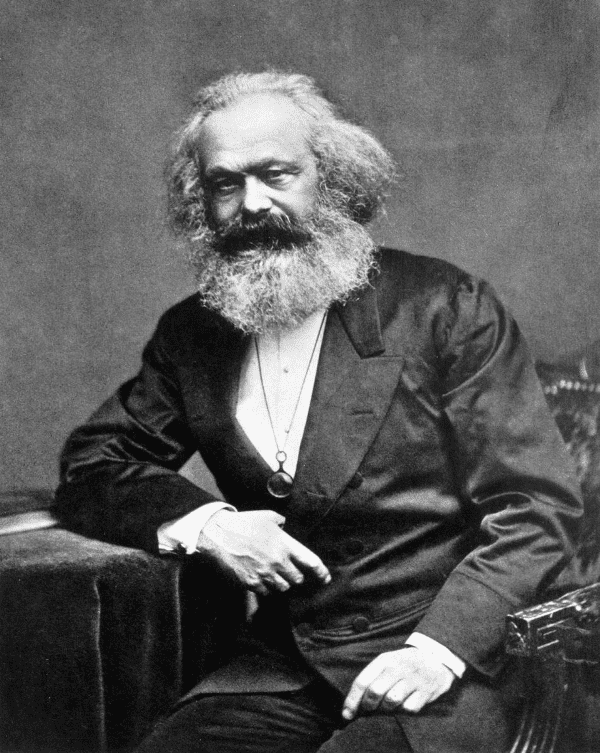 Karl Marx barba barbudo