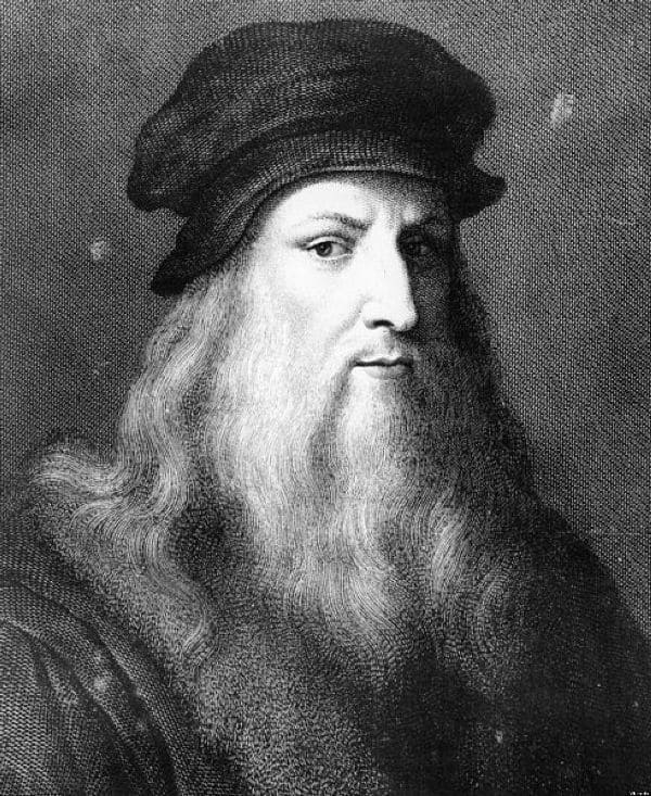 Leonardo da Vinci barba barbudo