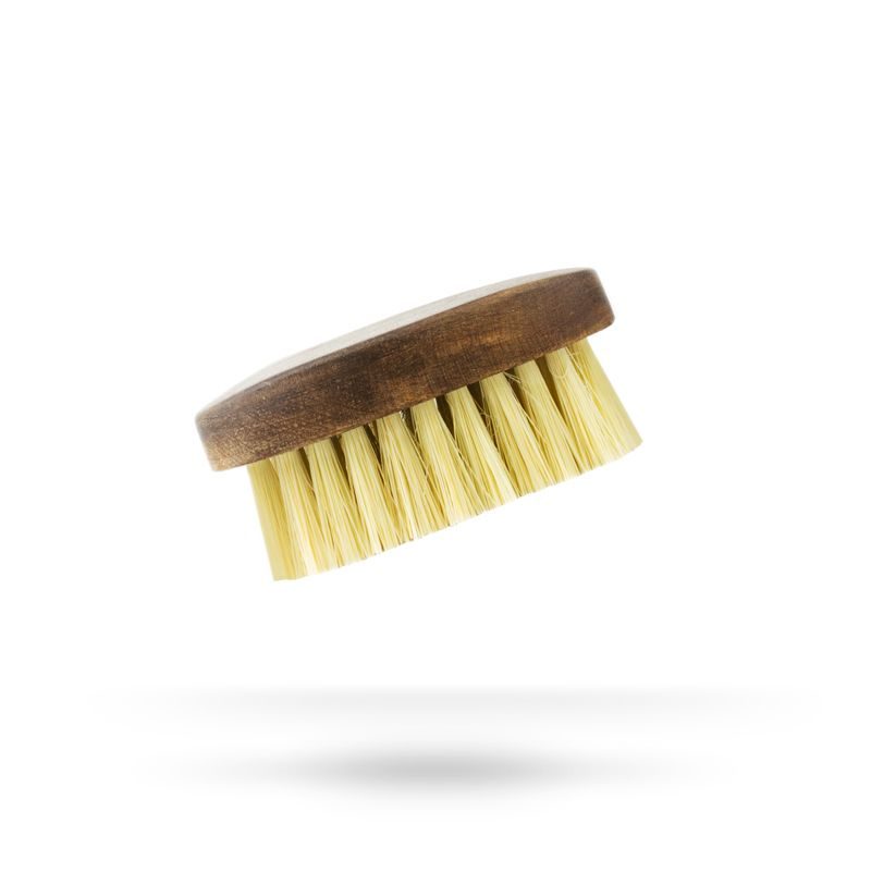 escova para barba pequena oval barbudos barba bigode