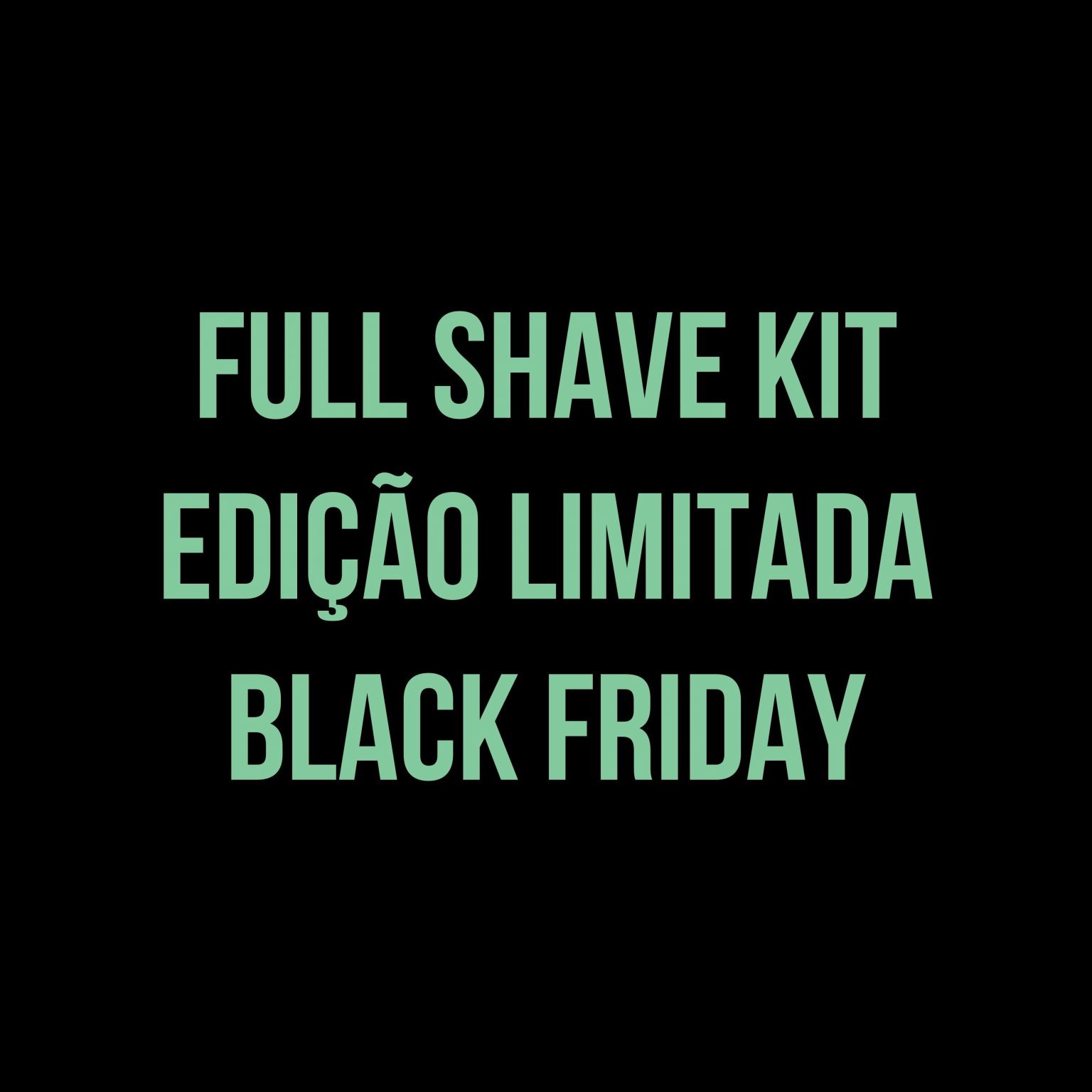 full shave kit black friday 2020